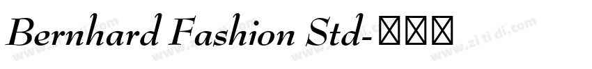 Bernhard Fashion Std字体转换